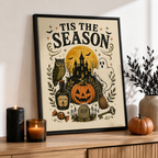 Tis The Season Halloween Canvas Wall Art Aura Canvas