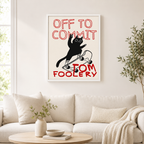 Tomfoolery Cat Canvas Wall Art Aura Canvas