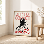Tomfoolery Cat Canvas Wall Art Aura Canvas
