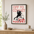 Tomfoolery Cat Canvas Wall Art Aura Canvas