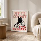 Tomfoolery Cat Canvas Wall Art Aura Canvas