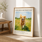 Golden Retriever Canvas Wall Art Aura Canvas