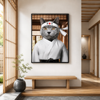Custom Karate Pet Portrait Canvas Aura Canvas