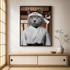 Custom Karate Pet Portrait Canvas Aura Canvas