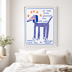 Funny Dog Quote Canvas Wall Art Aura Canvas