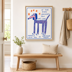 Funny Dog Quote Canvas Wall Art Aura Canvas