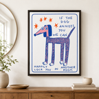 Funny Dog Quote Canvas Wall Art Aura Canvas