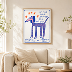 Funny Dog Quote Canvas Wall Art Aura Canvas