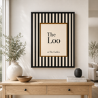 The Loo Canvas Wall Art Aura Canvas