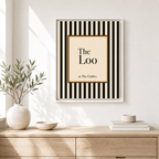 The Loo Canvas Wall Art Aura Canvas