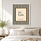 The Loo Canvas Wall Art Aura Canvas