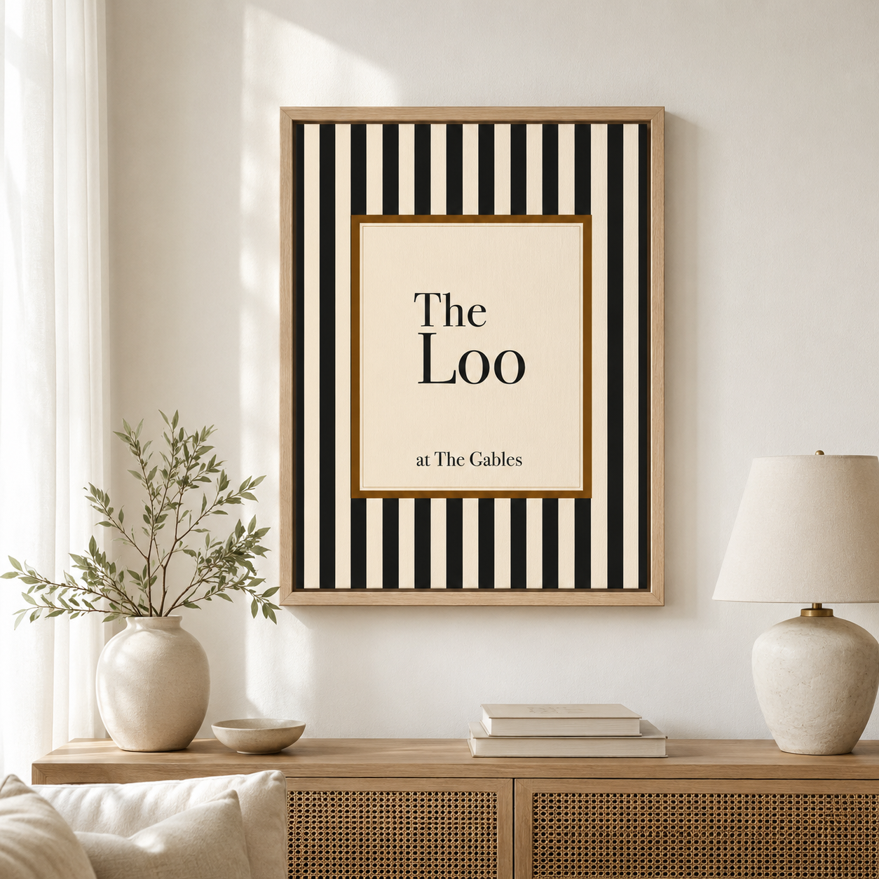 The Loo Canvas Wall Art Aura Canvas