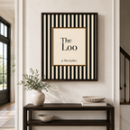 The Loo Canvas Wall Art Aura Canvas