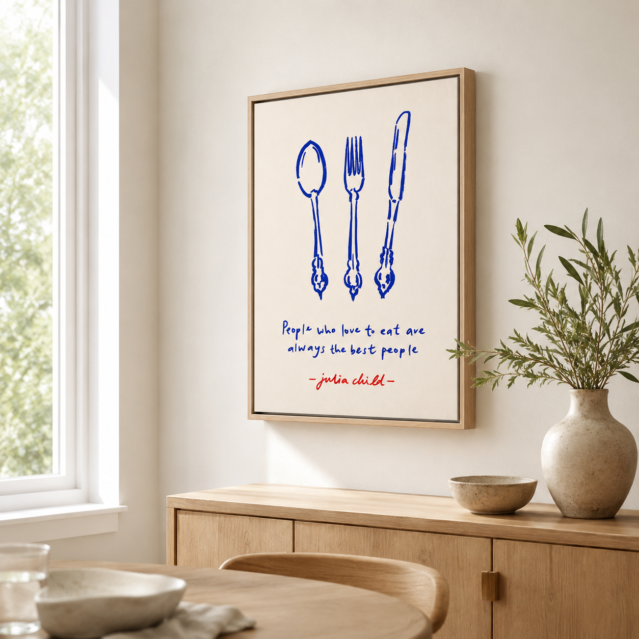 Food Lover Quote Canvas Wall Art Aura Canvas
