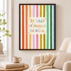 Be Silly Be Honest Be Kind Canvas Wall Art Aura Canvas