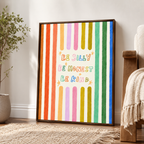 Be Silly Be Honest Be Kind Canvas Wall Art Aura Canvas