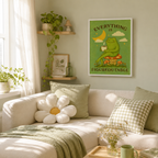 Motivational Frog Canvas Wall Art Aura Canvas