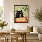 Spaghetti Cat Canvas Wall Art Aura Canvas