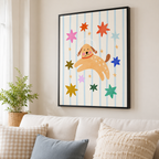 Astronaut Puppy Canvas Wall Art Aura Canvas