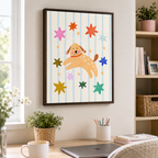 Astronaut Puppy Canvas Wall Art Aura Canvas