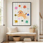 Astronaut Puppy Canvas Wall Art Aura Canvas