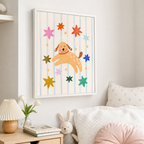 Astronaut Puppy Canvas Wall Art Aura Canvas
