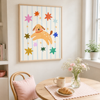 Astronaut Puppy Canvas Wall Art Aura Canvas