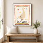 Silly Goose Canvas Wall Art Aura Canvas