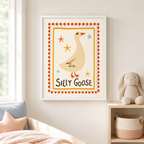 Silly Goose Canvas Wall Art Aura Canvas