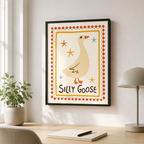 Silly Goose Canvas Wall Art Aura Canvas