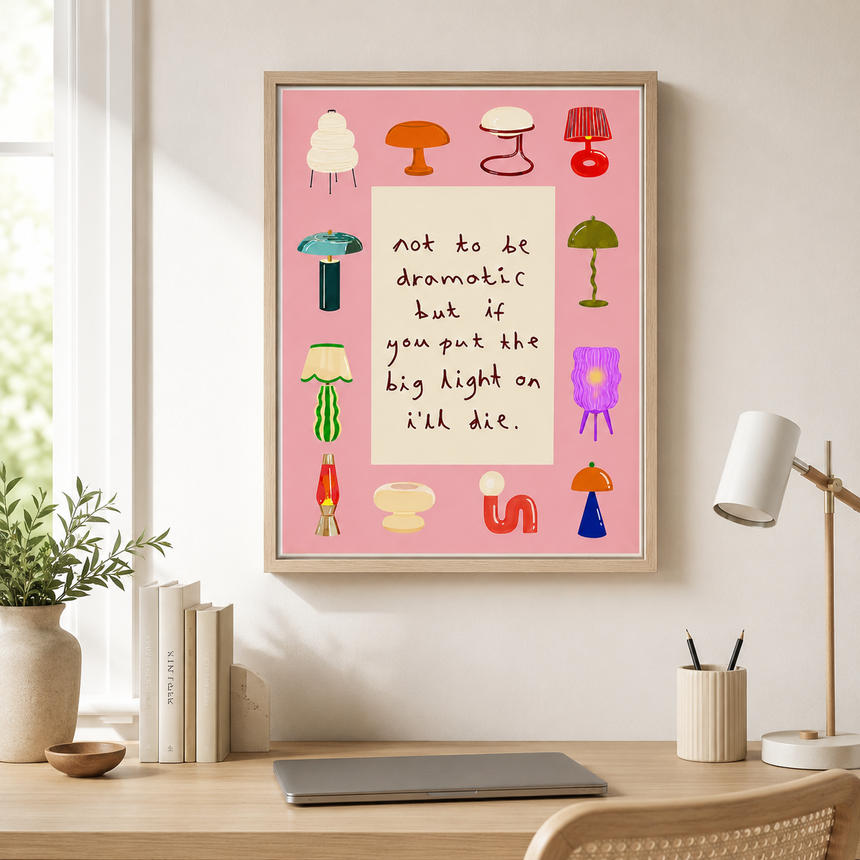 Not To Be Dramatic Canvas Wall Art Aura Canvas