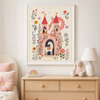 Fairy Tale Castle Canvas Wall Art Aura Canvas