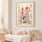 Fairy Tale Castle Canvas Wall Art Aura Canvas