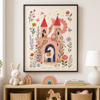 Fairy Tale Castle Canvas Wall Art Aura Canvas