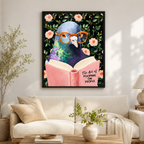 Funny Pigeon Canvas Wall Art Aura Canvas