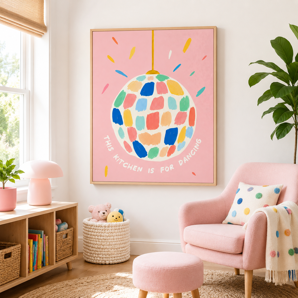 This Kitchen Is For Dancing Canvas Wall Art Aura Canvas
