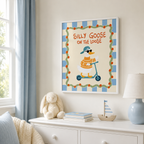 Silly Goose On The Loose Canvas Wall Art Aura Canvas