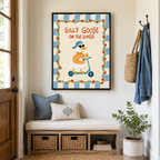 Silly Goose On The Loose Canvas Wall Art Aura Canvas