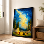 Starry Camping Canvas Wall Art Aura Canvas