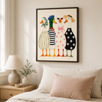 Stylish Geese Canvas Wall Art Aura Canvas