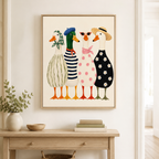 Stylish Geese Canvas Wall Art Aura Canvas