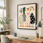 Stylish Geese Canvas Wall Art Aura Canvas