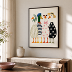 Stylish Geese Canvas Wall Art Aura Canvas