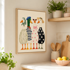 Stylish Geese Canvas Wall Art Aura Canvas