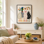Stylish Geese Canvas Wall Art Aura Canvas