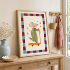 Scooter Mouse Canvas Wall Art Aura Canvas