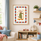 Scooter Mouse Canvas Wall Art Aura Canvas