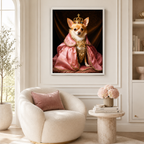 Custom Cowboy Pet Portrait Canvas (Copy) Aura Canvas