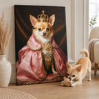 Custom Cowboy Pet Portrait Canvas (Copy) Aura Canvas