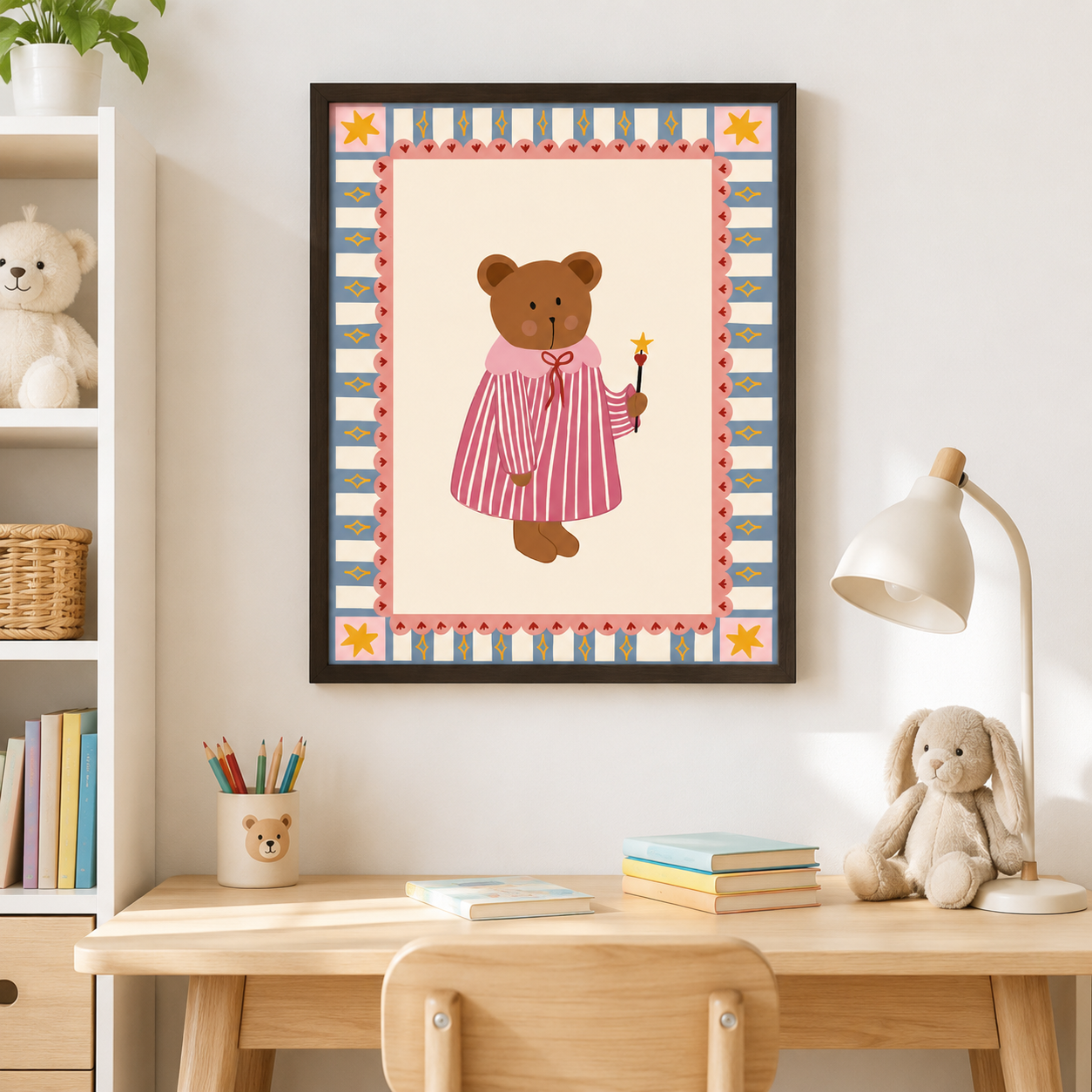 Magic Teddy Bear Canvas Wall Art Aura Canvas